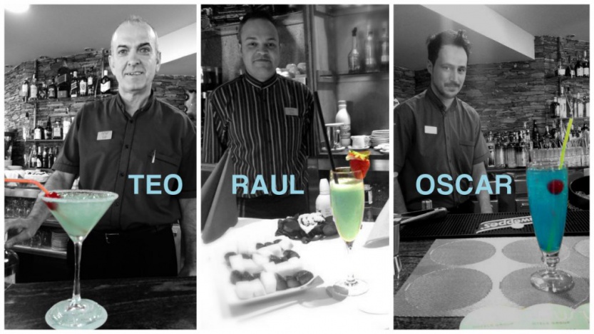 Finalistas Sumus Cocktail : Teo, Raul, Oscar